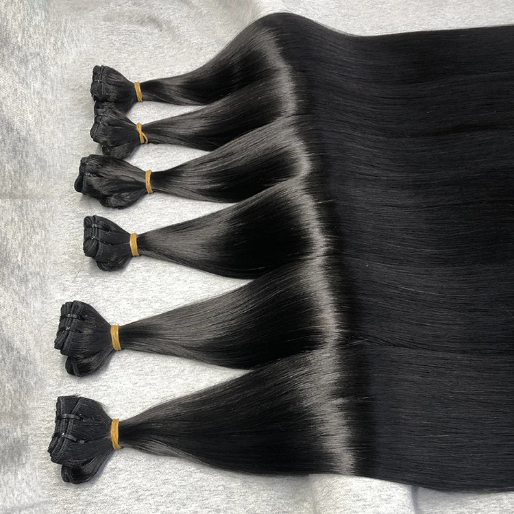 Drop Shipping Raw Vietnamese Double Drawn Natural Straight Raw Brazilian Virgin Cuticle Aligned Virgin Hair Bundles Vendors