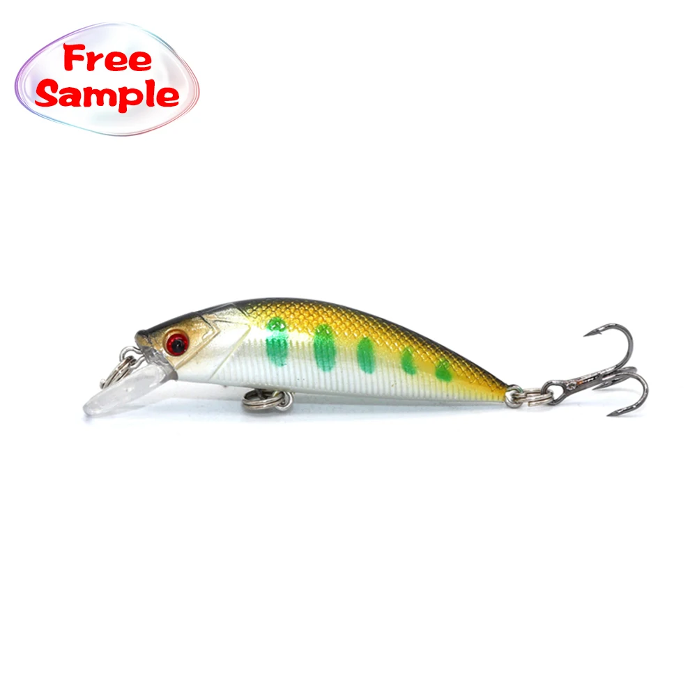 

Free Sample Jerk Bait Lure Bass Fishing Peche Lure Deep Diving Minnow 7.2G Lure