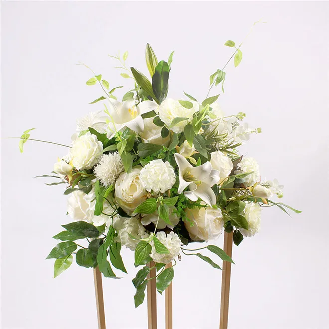 

D3066 Faux Fabric Floral Arrangements Artificial Wedding Flower Balls