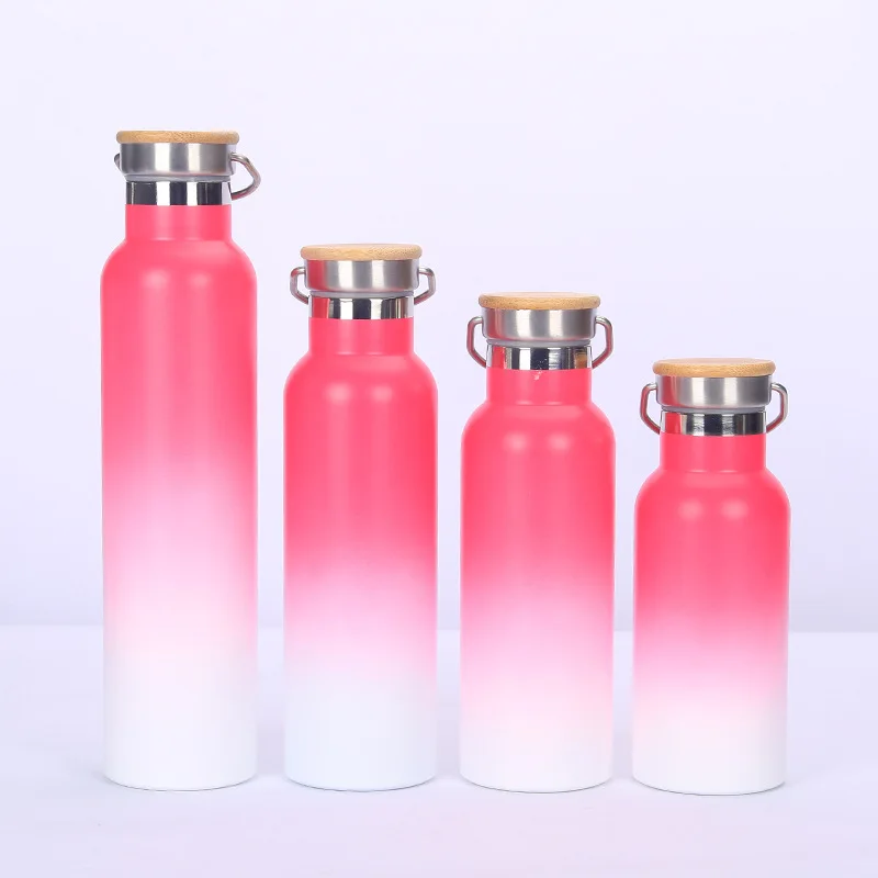 

304 food grade vacuum insulated custom double wall 18/8 stainless steel sports metal bottle, Black, white, green and custom color