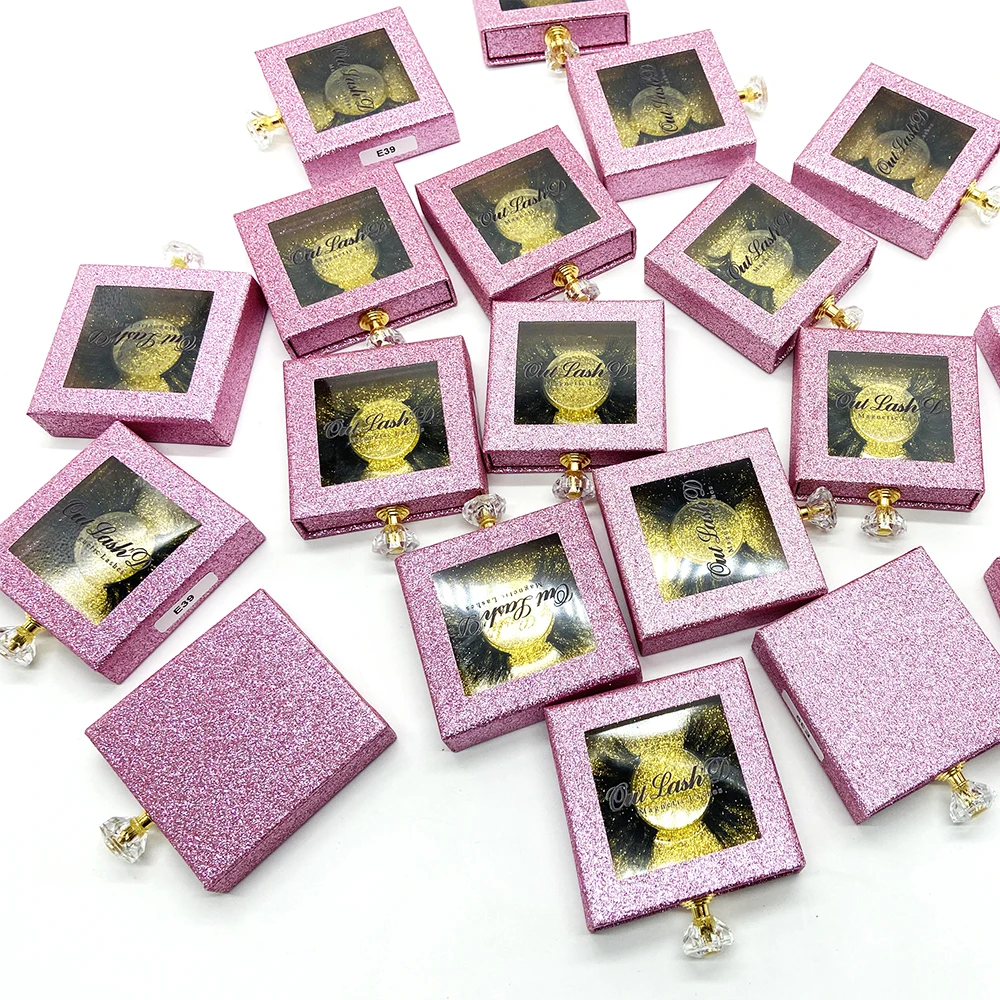 

eyelash vendor customized boxes wholesale 25mm 3D mink lashes with packaging