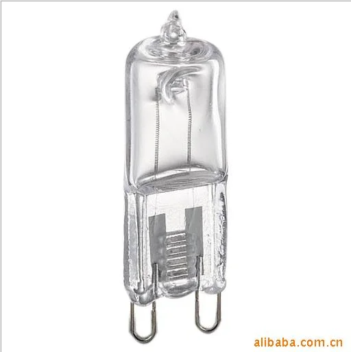 Wholesale halogen G9 230v 25w 40w 60w lamp light bulbs clear halogen inserted beads bulb