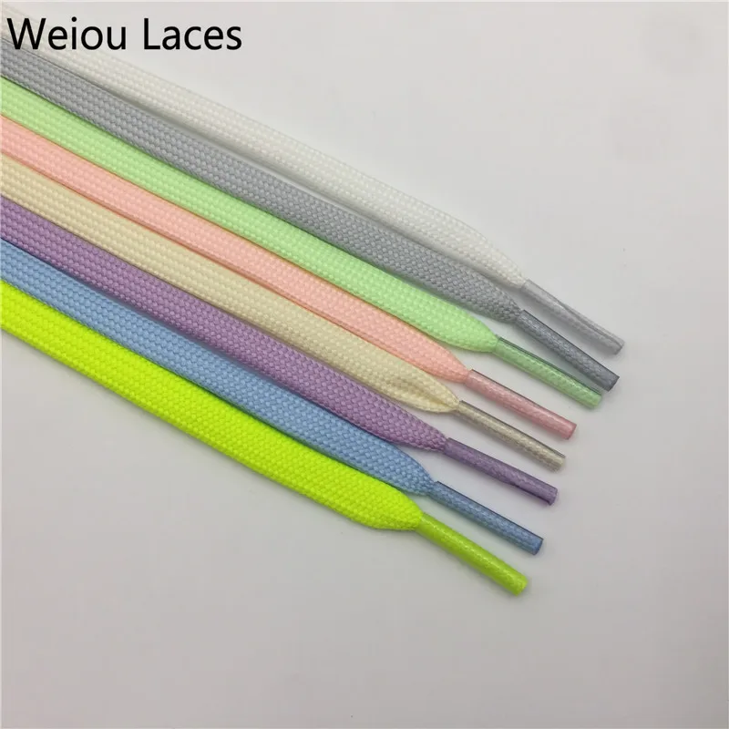 

Weiou Black Friday Luxury Glow Shoelaces Tubular Fancy Laces Shimmery in the Dark For Shoes, 8 colours,support customize color
