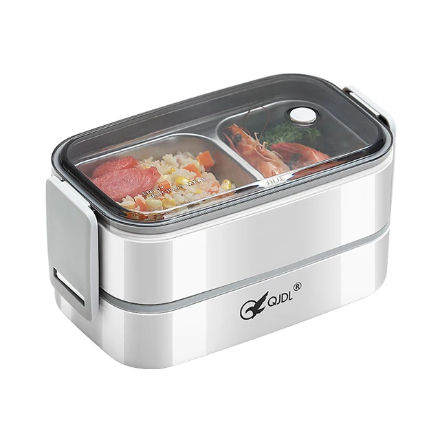 

2020 Hot Selling Portable Wholesale customization lunchbox 304 stainless steel Double deck student Bento Box