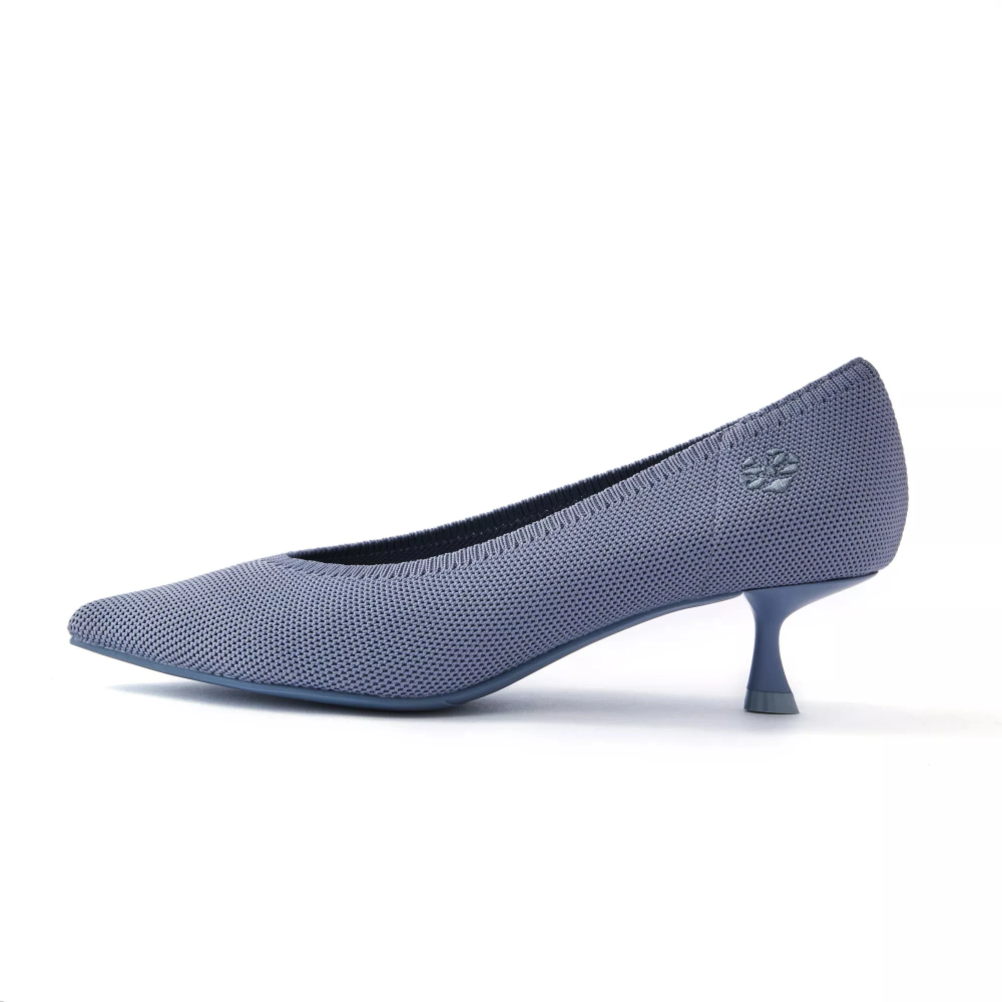 

Luxurious Anti Slip Knit Ladies Flying Loafers Women Pump Flat High Heels Shoes, Picture