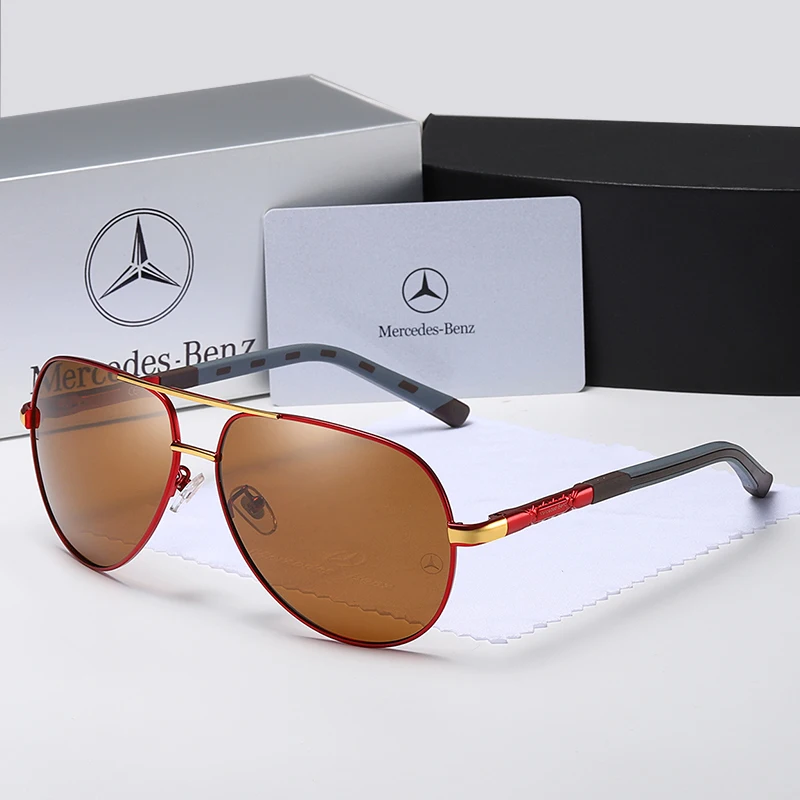 

Men's Fashion Polarized Sunglasses Women's Large Frame Sunglasses Spring and Summer New Glasses-8725, Picture shows