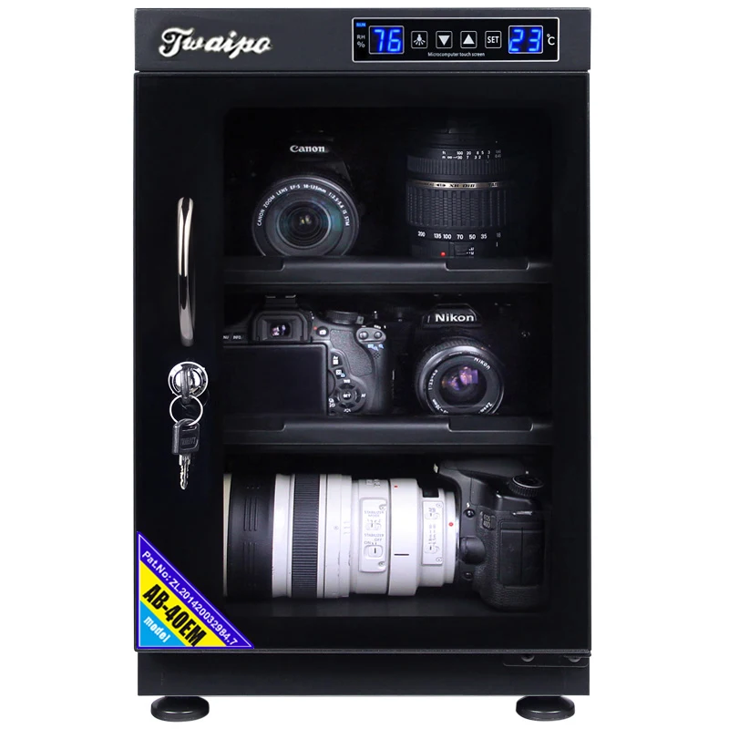 
40L electronic drying machine for dslr camera lens dry age cabinet 