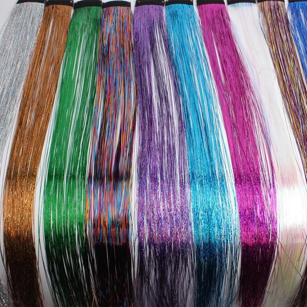 

accept customize color wholesale cheap colorful clip hair extensions synthetic hair