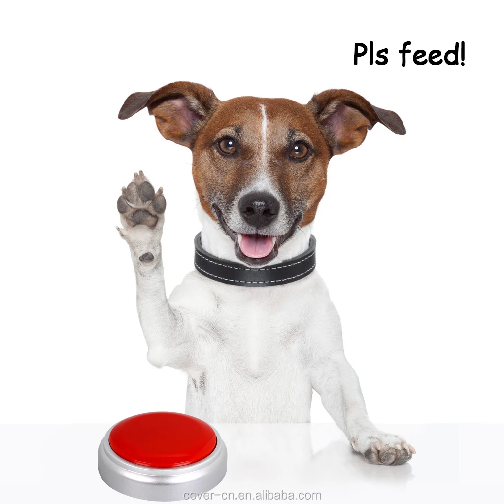 Factory Wholesale Dog Talking Buttons Push To Talk Button Voice