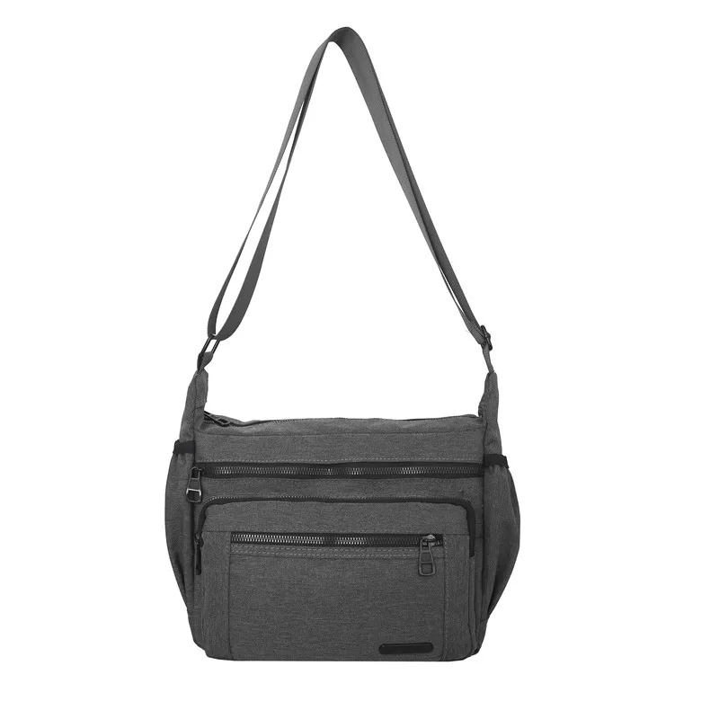 

Fashion nylon messenger cross sling small custom long strip single professional men mens lady shoulder bag, 3 colors
