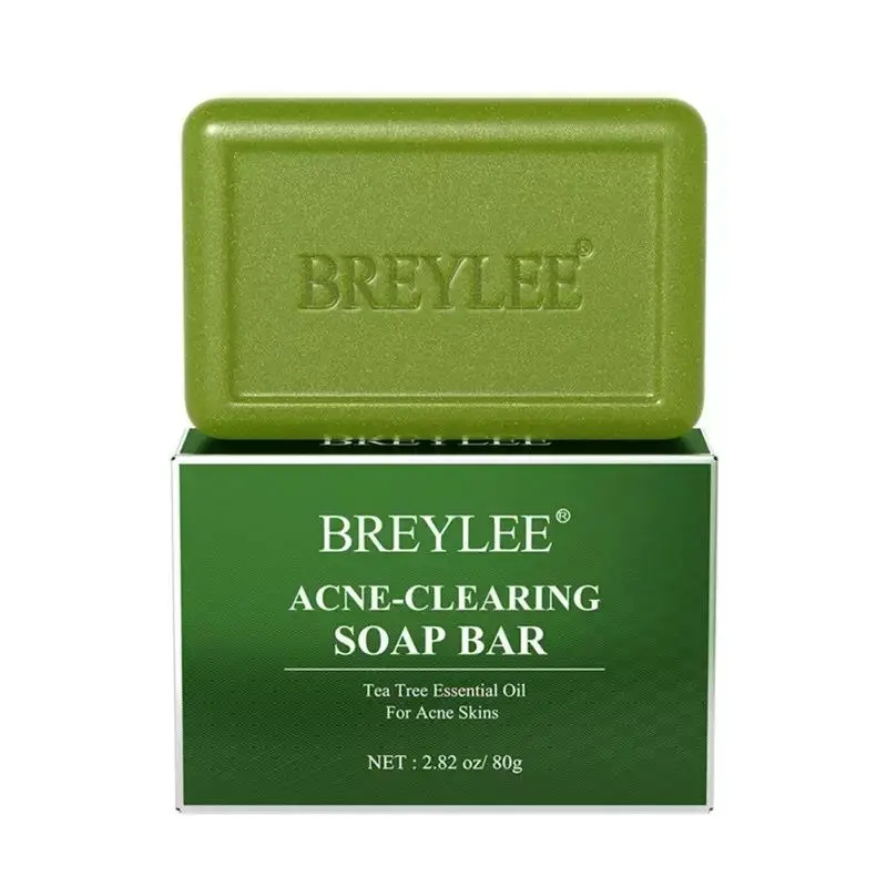 

BREYLEE Tea Tree Essential Soap Acne-clearing Treatment Oil Control Deep Cleansing Facial Dry Skin Moisturizing Body Bath Care