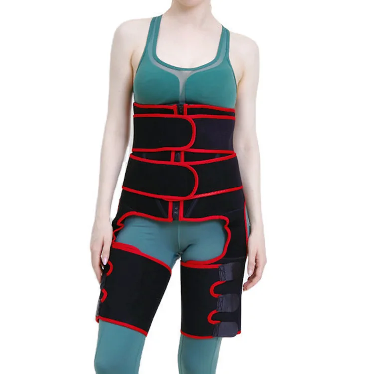 

New abdomen belt ladies 3 in 1 waist and thigh trimmer slim abdomen waist trimmer, Red,black