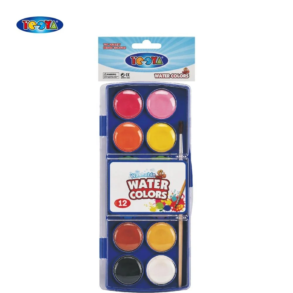 
NEW MOULD BOX PACKAGED 18 COLOR WATER COLOR TABLETS SET 