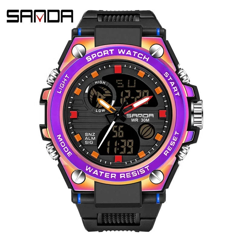 

SANDA 739 Sports Men's Watches Top Brand Luxury Men Waterproof S Shock sanda watch manufacturer guangzhou