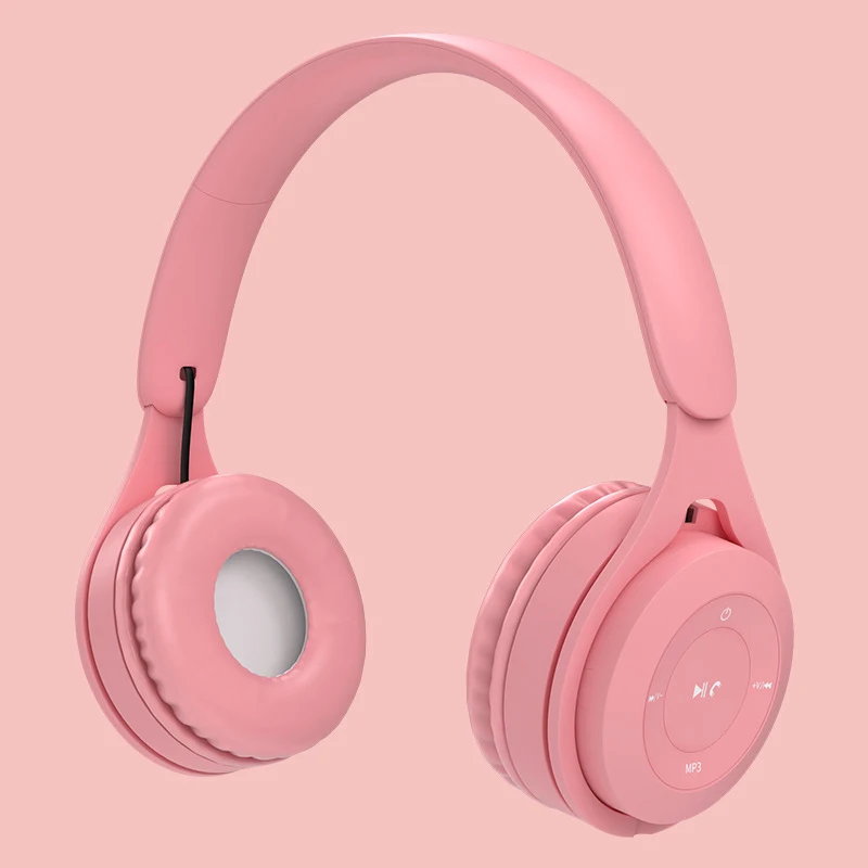 

Macaron Color Series Wireless Headset Y08 Stereo Headphone With Microphone For PC Mobile Mp3 Gaming Earphones, Black /pink/ blue / white