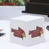 Customized white paper memo cube with printing easy to take note