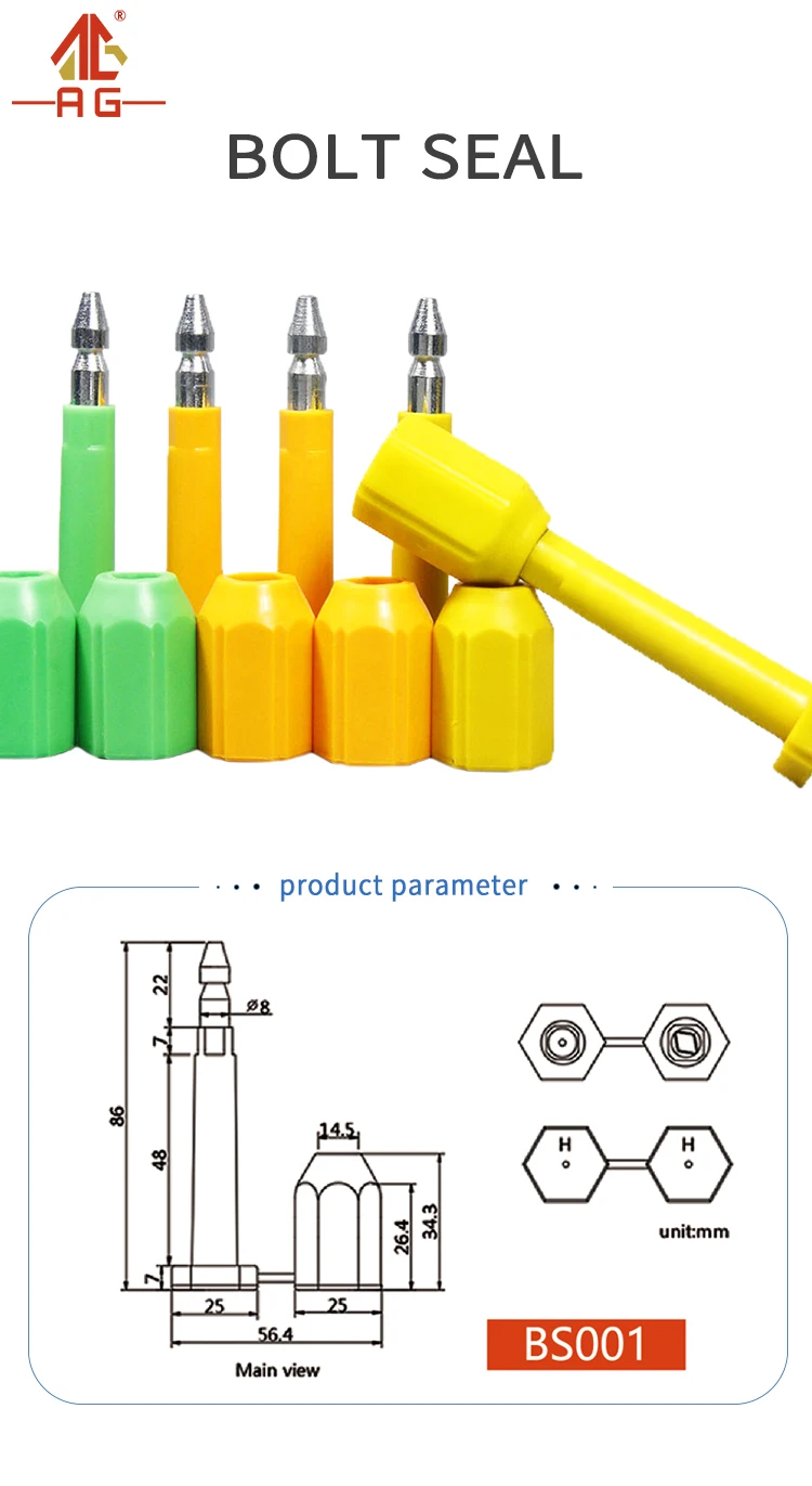 Tamper Proof Barcode Security Shipping Door Lock Hs Code Container