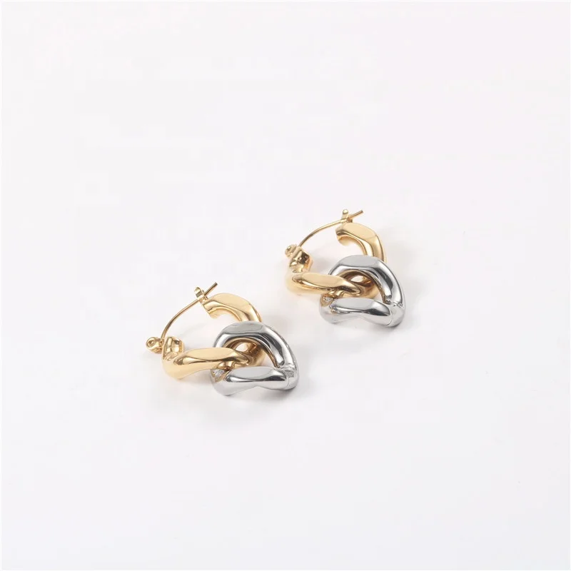 

18K Gold & Silver Earring Charms Dangle Earring Stainless Steel Earring For Women 2021