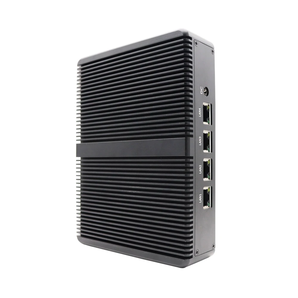 

Fanless Pfsense pocket pc in tel cele ron J1900L4 J1900 4*Lan 2 thickness DDR3 mini pc computer customized