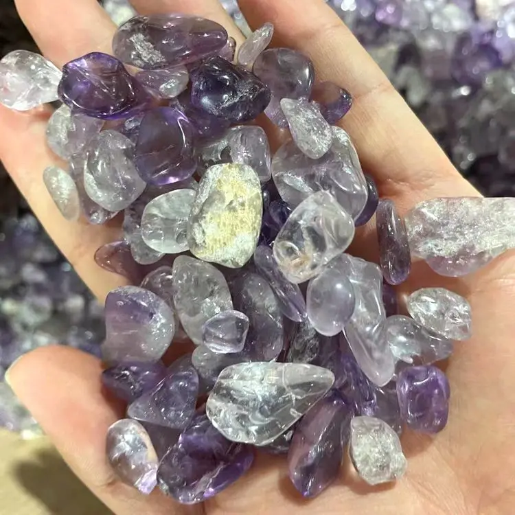 

Jialin Jewelry crystals wholesale bulk Natural amethyst stone Quartz Crystal ball purple Crystal jewelry