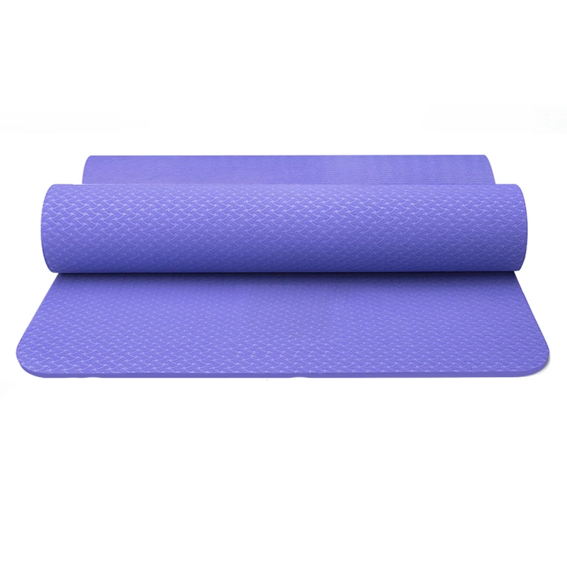 

ENGINE Hot Selling 6mm Embossed Anti Slip TPE Foldable Yoga Mats, Customized color