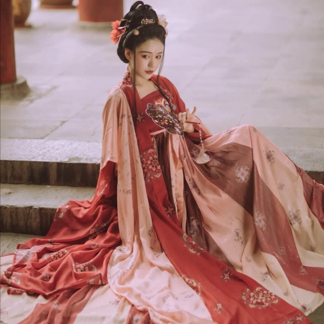 

Ancient National Clothes Women Costume Adult Traditional Chinese Clothing Hanfu Dress