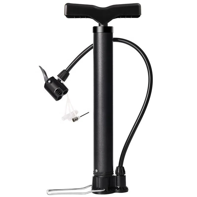 

Vtogether V00014700 Wholesale Bicycle Accessories Foot Pump Bike Air Floor Pump Steel Bicycle Inflator Cycling Frame Pump, Black white blue
