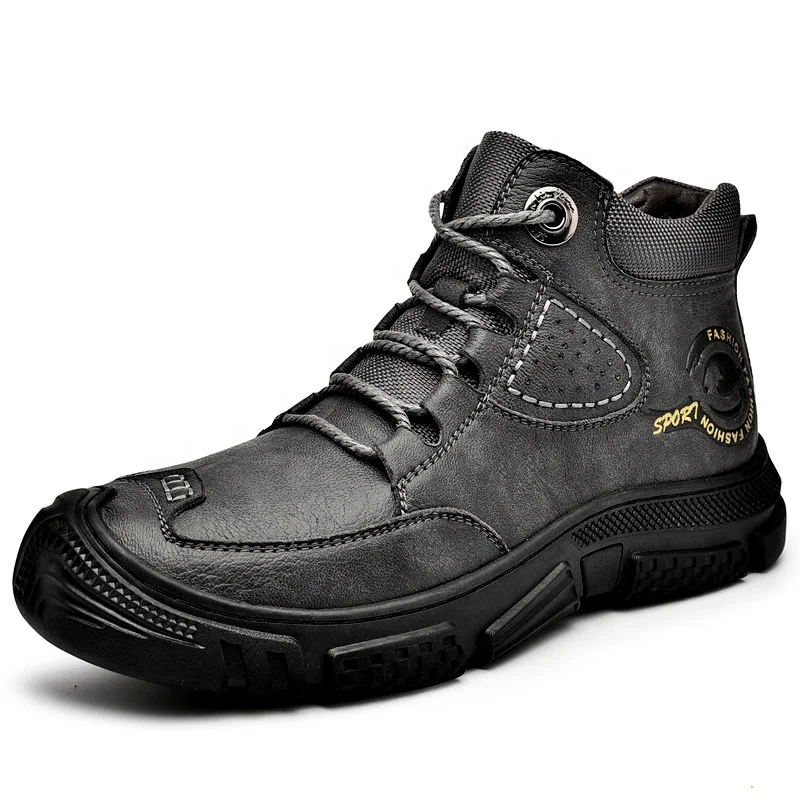 

2021 Hiking Shoes Men Outdoor Boots Waterproof Winter High Top Mountain Climbing Sneakers Hunting Boots for Men Trainers boots