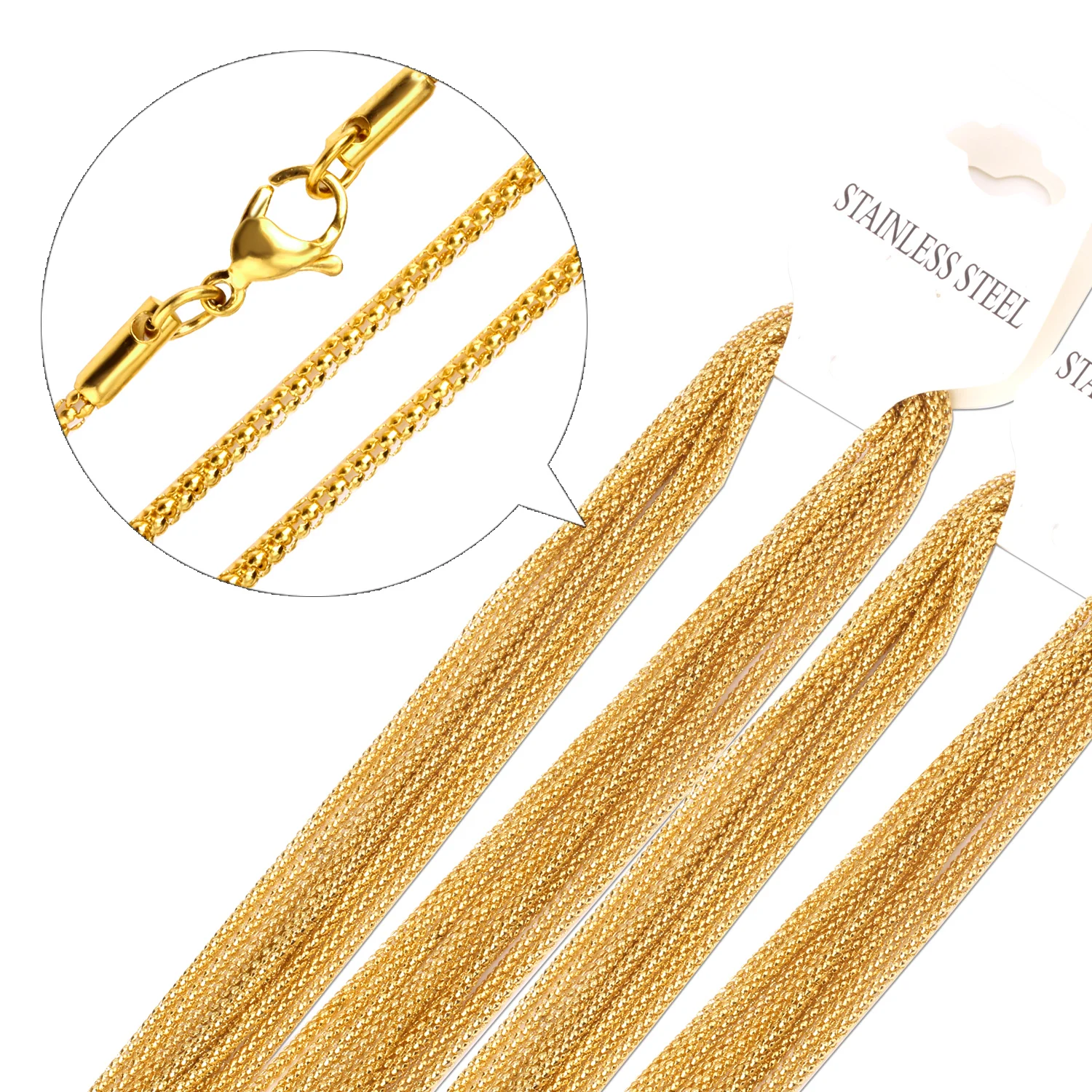 

Stainless Steel Snake Chain Necklace Jewelry Accessaries fasteners china steel gold filled chain without pendant