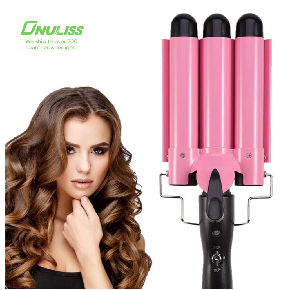 

Hair Curler 3 Barrel Wave Triple Curling Iron Triple Barrel Hair Curler