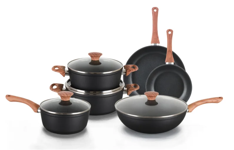 10pcs Aluminium Cookware Aluminum Cookware Sets Hot Sale