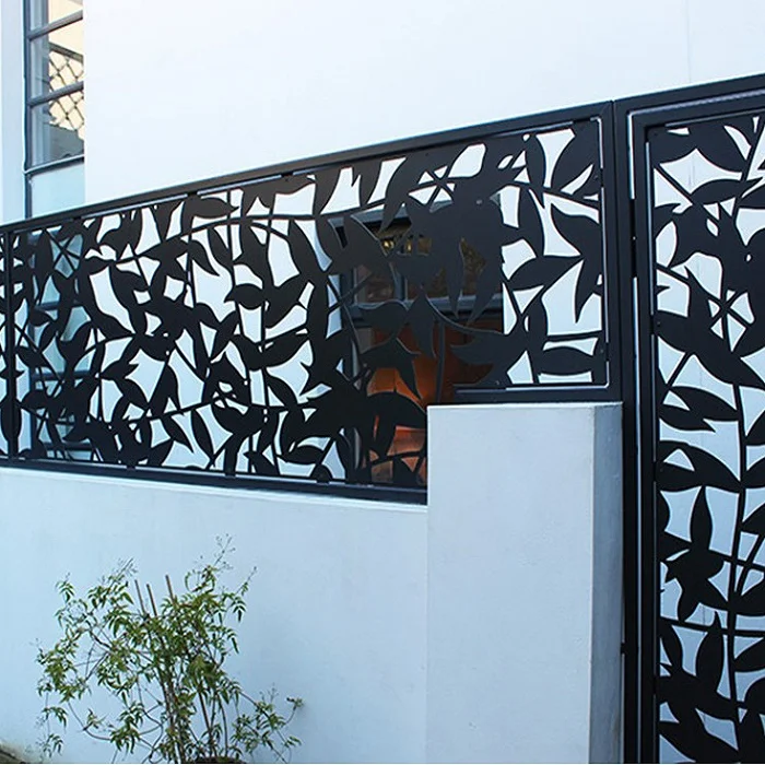 

Laser Cut Metal Garden Landscape Decorative Screen Board, Customized color