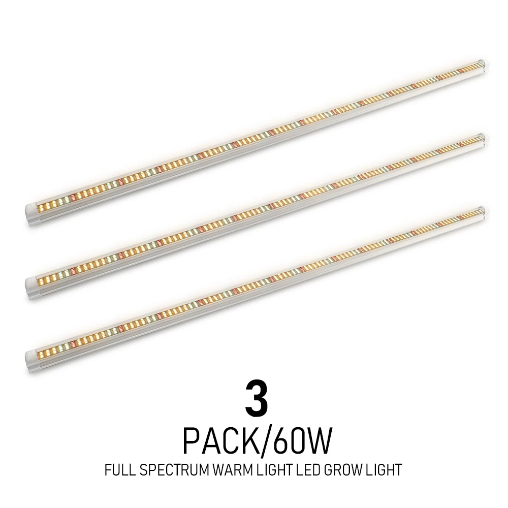 thumbnail interactive-video image 1 of SHOPLED T8 2FT Full Spectrum LED Grow Light – 20W 4-Pack For Seed Starting & Hydroponics 1 of 4