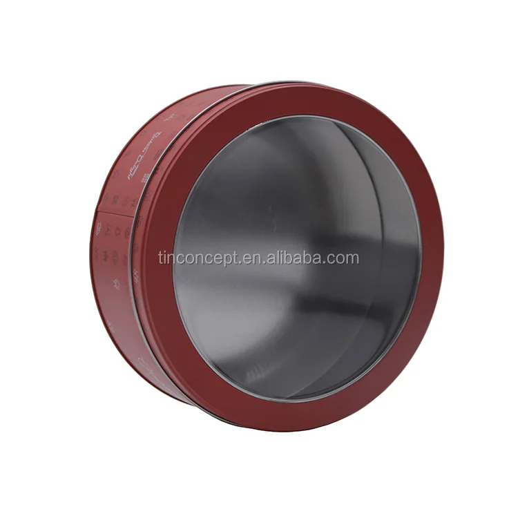 Colored Tin Can For Cookies Food Packaging And Candy Cake Tin Box