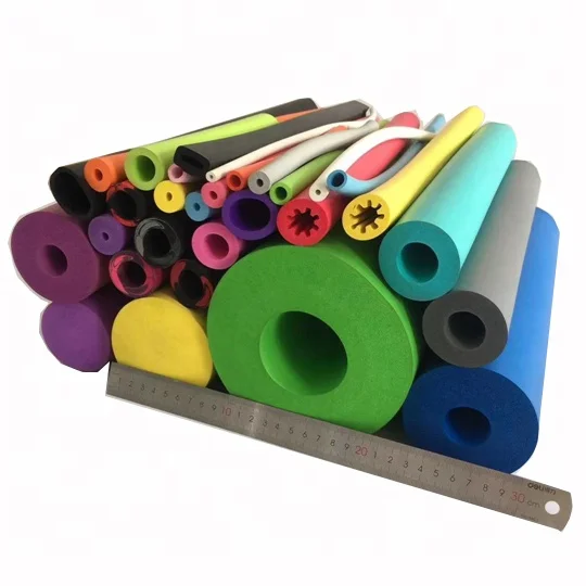 

EPDM CR PE NBR Protective soft EVA foam packaging tube soft foam rubber tube protective foam tube