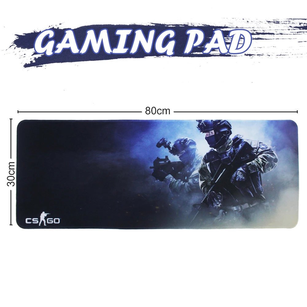 

80x30cm XL Large Gaming Mouse Pad Computer Gamer Keyboard Mouse Mat Desk Mousepad for PC Desk Pad, Heat transfer printing,pantone color matched