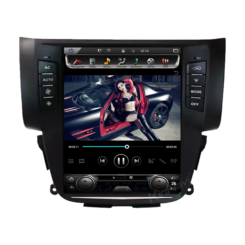 

KiriNavi Tesla Style Vertical Screen 10.4" Android 8.1 car multimedia player with gps For Nissan Sylphy 2012 - 2016 car audio