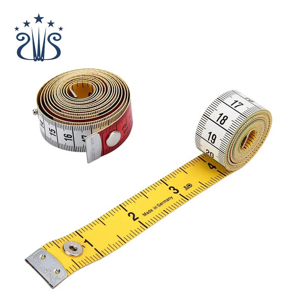 
150cm/60inch Button Body Mini Ruler Soft PVC Tailoring Tape Measure  (62237237560)