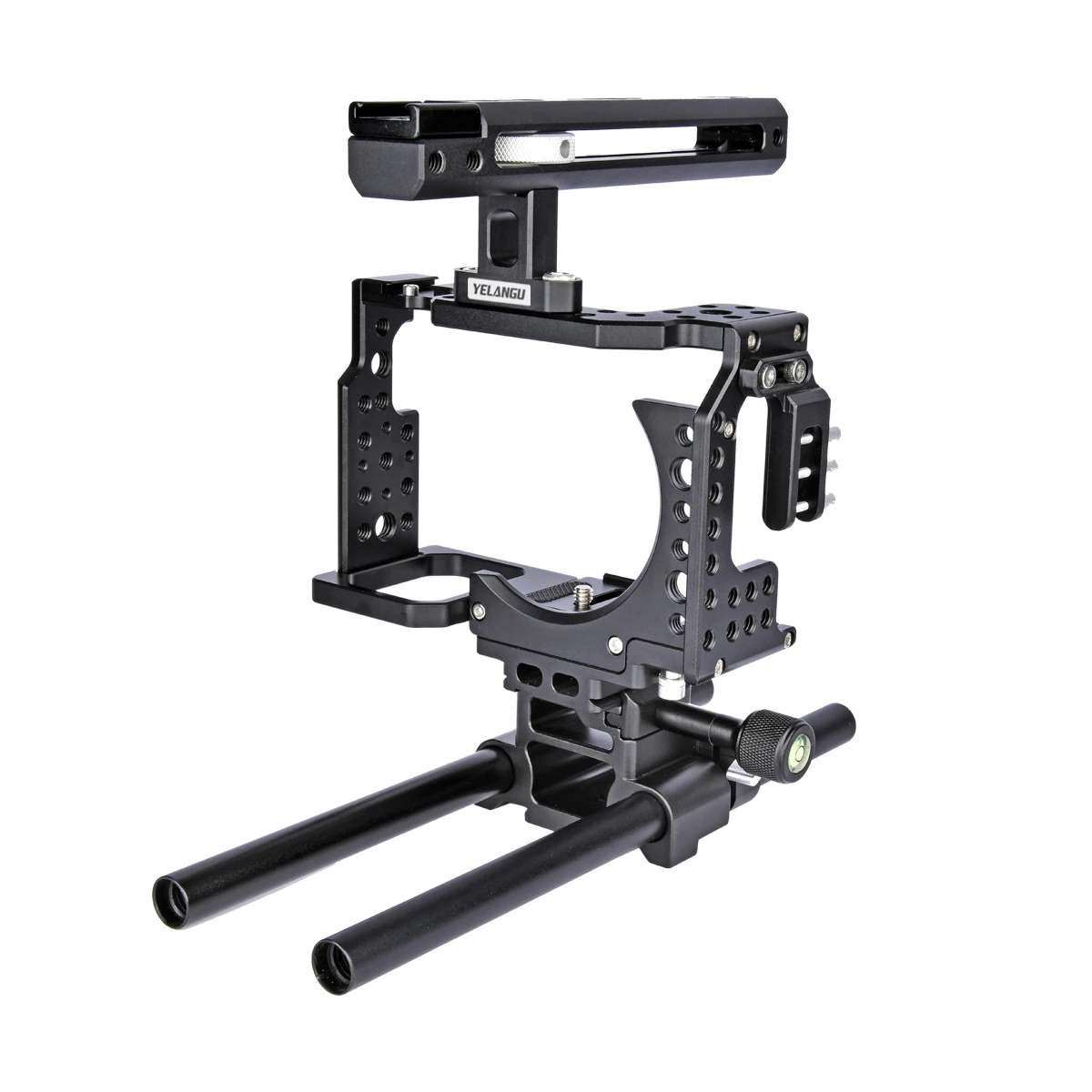 

YELANGU Portable Aluminum Alloy Ca7 Camera Cage DSLR Rig for Sony A7 Series, Black