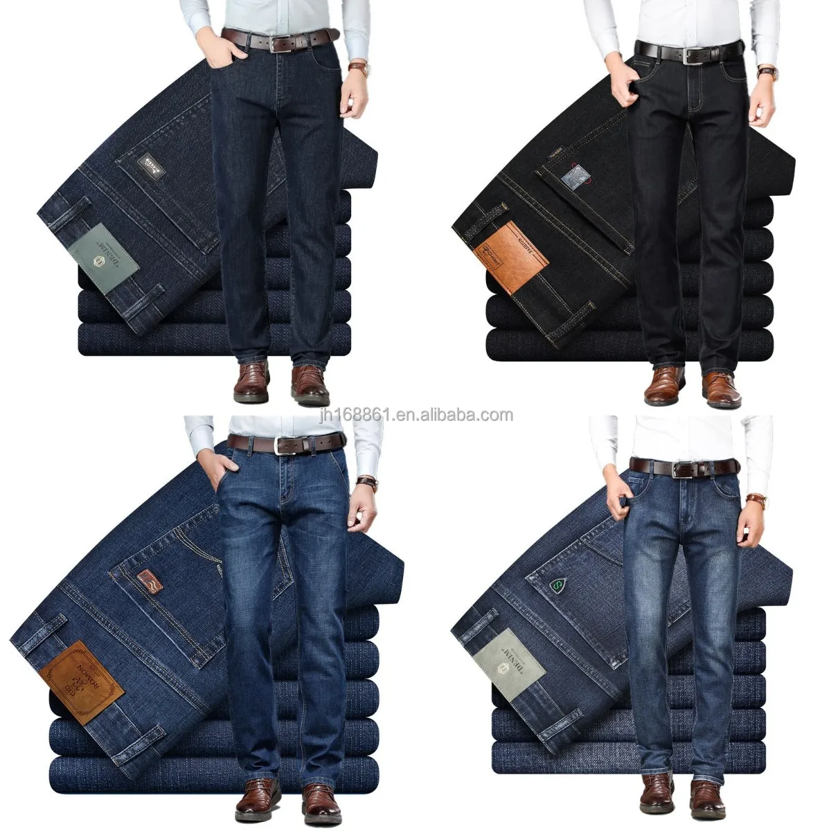 

Factories in China are promoting wholesale production of high-quality popular ripped skinny men's jeans for 2021, Customized color