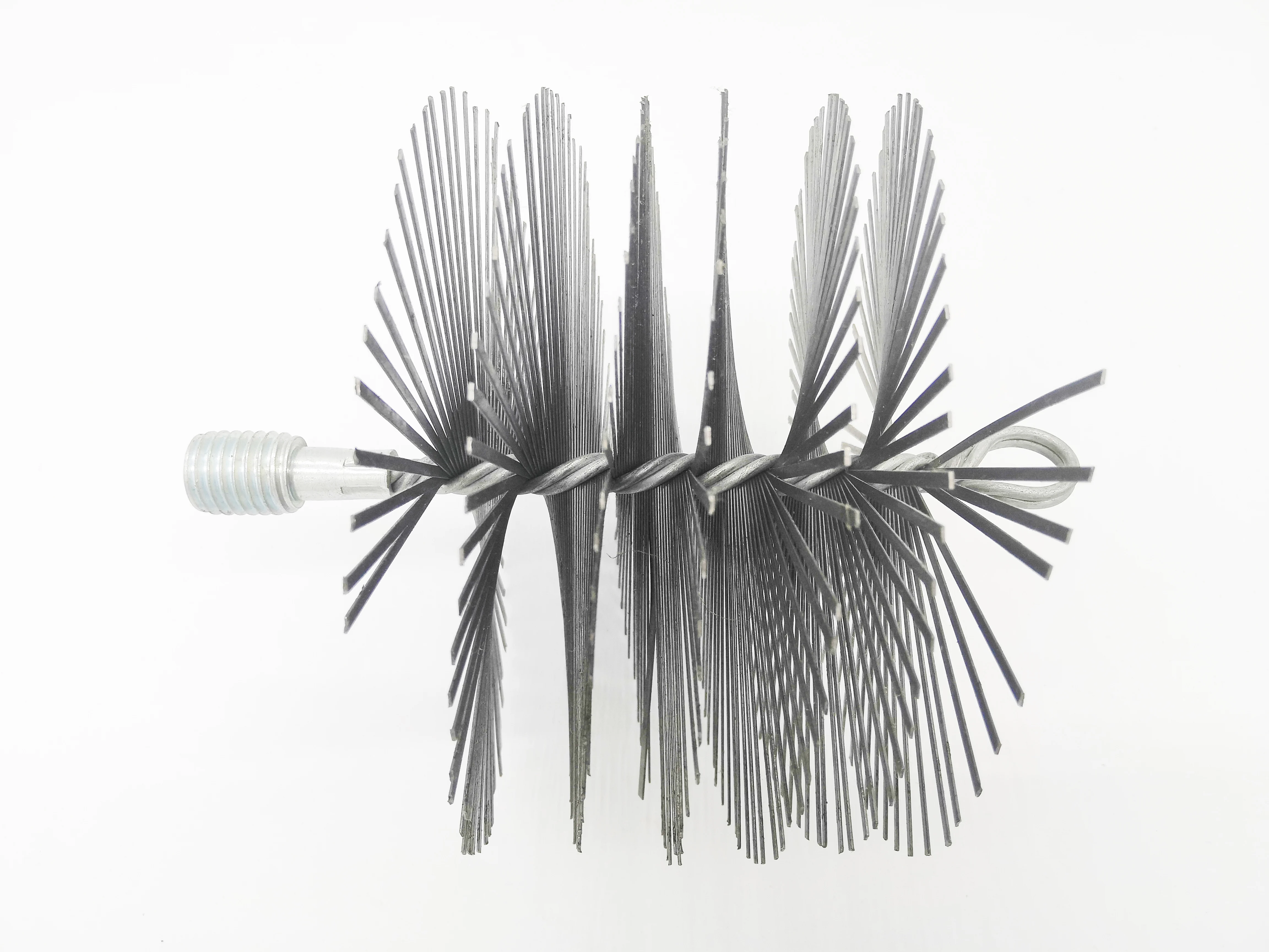 Cylinder Type Steel Wire Chimney Brushes Household Nylon Wire Cleaning