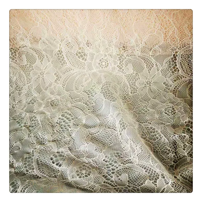 

wholesale pink thin lace fabric high quality lace flower clothing fabric for wedding dress, Accept customized color