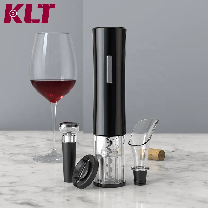 

Creative fully automatic electric wine corkscrew set cost-effective red wine opener set, Black or custom