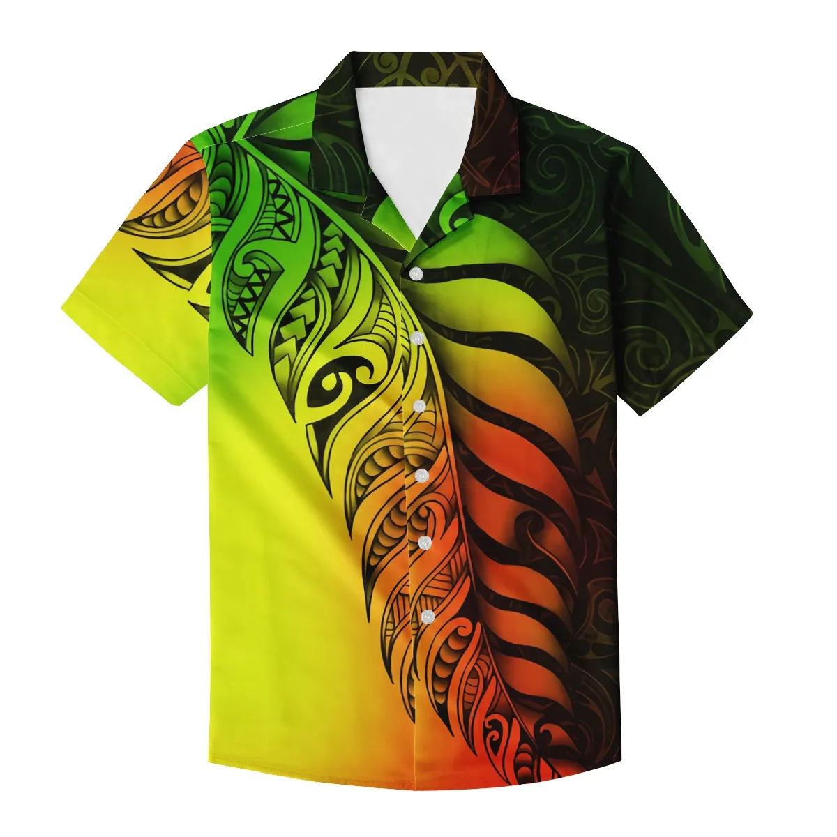 

Premium shirt Low price Polynesian Tribe Printed Design Newest Best selling Summer Beach Ethnic sandy beach Style Breathable