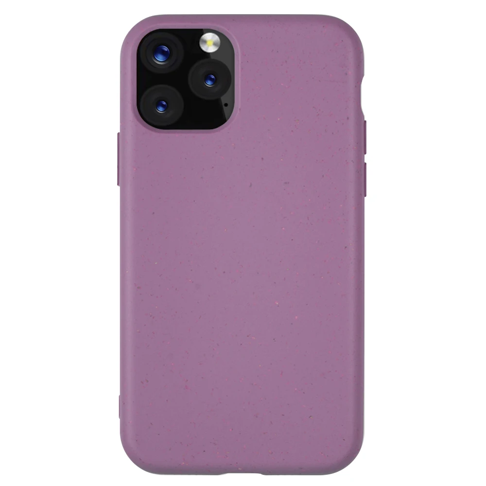 

Fingerprint Customizable LOGO 100% Biodegradable Eco-friendly Phone Case For iPhone12 For Samsung S20, 12 colors