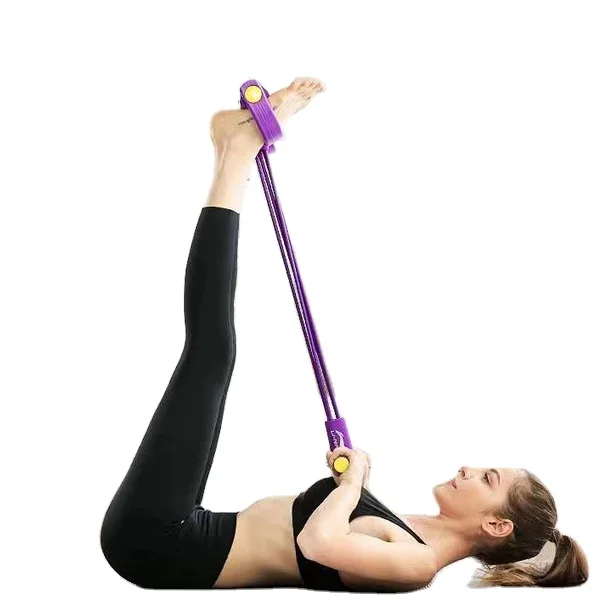 

2021 Multifunctional High quality Yoga Fitness Machine Sit-ups Four-tube Pedal Leg Tension Band