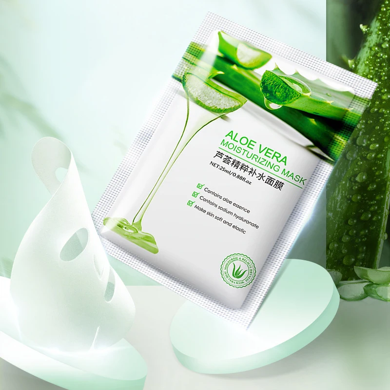 

25ml aloe vera moisturizing face mask Repair and relieve dry skin care aloe facial mask