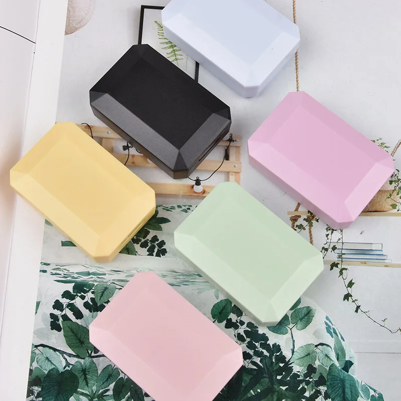 Fashion small portable simplicity cute colorful contact lens case packing Cosmetic contact lenses custom logo packaging box pack