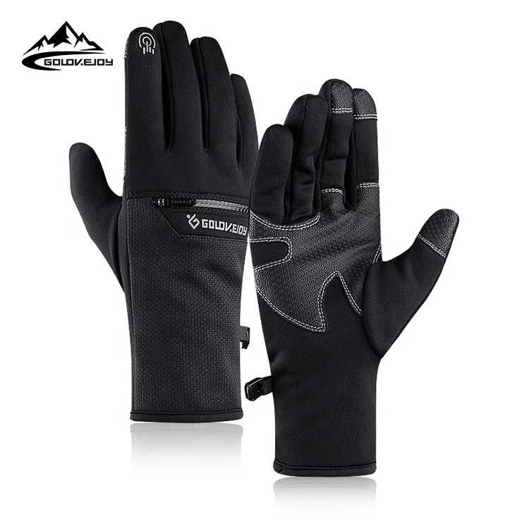 

GOLOVEJOY DB12 New Men Thicken Warm Waterproof Touch Screen Winter Outdoor Sports Skiing Hiking Gloves For Motocross, Has 3 colors