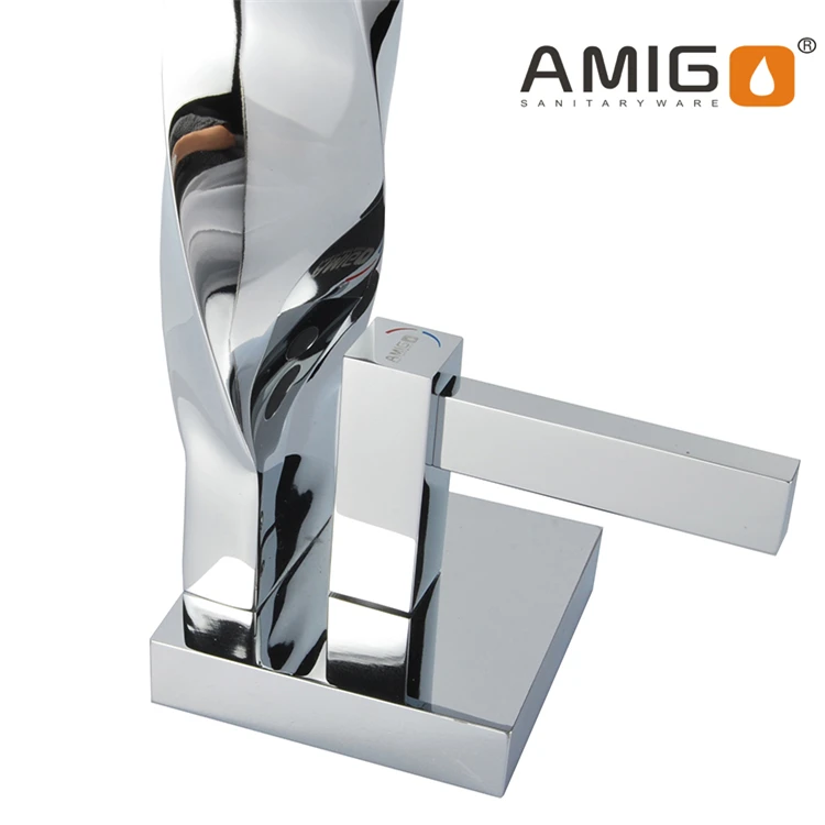 
Kaiping faucet manufacturer single handle wash basin mixer brass sink mixer tap luxury bathroom tap 